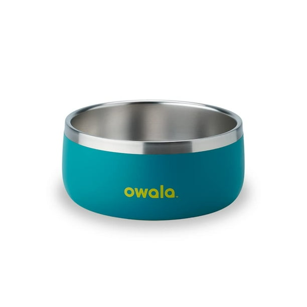 Cuenco para mascotas Owala, de acero inoxidable duradero, 700 ml, para perros y gatos