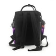 thumbnail image 3 of Balery Purple Starry Sky Antelope Mummy Backpack - Waterproof Twill Canvas, Large Capacity Diaper Bag with Multiple Pockets and Adjustable Straps, 3 of 6