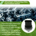 thumbnail image 4 of Sensor de presión de inyección de combustible Unique Bargains No.353422GGA0 para Genesis G70 2019-2023 Sensor de presión del riel de combustible 1 Pc, 4 of 6