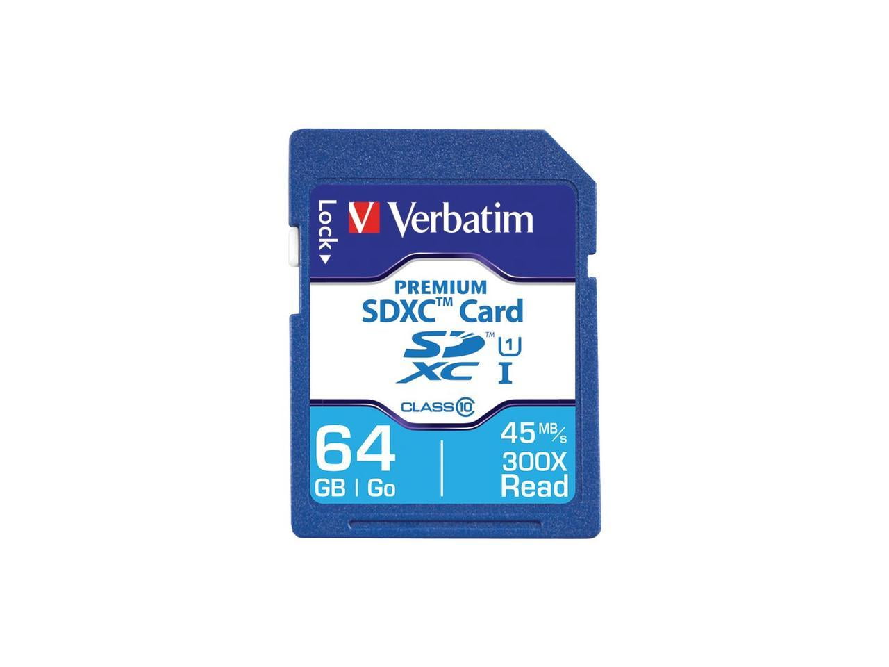 Verbatim Premium - Flash Memory Card - 64 Gb - Class 10 - Sdxc