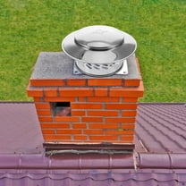 HONMEET Universal Stainless Steel Chimney Cap with Rainproof Design and Weather Resistant Cover