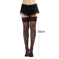 thumbnail image 4 of Ketyyh-chn99 Socks Extra Large Christmas Stocking Thigh High Stockings Silicone Lace Top Stay Up Silky Semi Sheer Pantyhose for Women Nylon, 4 of 4