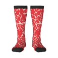 thumbnail image 1 of Fotbe Beef2 Calcetas Divertidas Estampadas para Hombre y Mujer, Calcetas de Algodón hasta la Rodilla para Caminar, Correr, Enfermería y Embarazo, 1 of 6