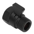 thumbnail image 4 of G1/2 Stop Valve, Brass Water Control Valve, Black Shower Head, Spray Faucet for Home Bathroom, 4 of 4