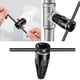 thumbnail image 2 of Extractor de tuberías de agua de doble cabezal, herramienta de extracción de tornillos con dientes deslizantes triangulares, juego de machos de roscar manuales, extractor roto, 2 of 7