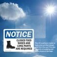 thumbnail image 6 of (2 Pack) Closed Toed Shoes And Long Pants Sign, 6 of 7