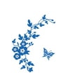 thumbnail image 1 of Pegatinas decorativas con motivos florales para el baño, el aseo y la pared del hogar, 1 of 4