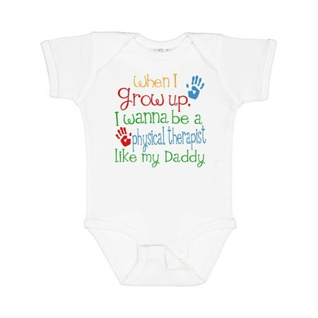 

Inktastic Physical Therapist Like Daddy Gift Baby Boy or Baby Girl Bodysuit