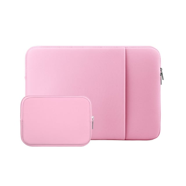 CUITING Housse de Protection pour Ordinateur Portable 14 Pouces Doublure Douce et Moelleuse Sac de Transport avec Poche avant et Pochette pour Accessoires Compatible avec Notebook 14” Chromebook (Gris Amélioré)