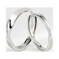 thumbnail image 2 of Juego de anillos con nudo de amor a juego de plata de ley 925 para él y ella, anillo de promesa de boda, anillo ajustable para mujeres, hombres, joyería, regalo de amor para el día de San Valentín, 2 piezas Sailing  Electrónica, 2 of 4