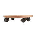 thumbnail image 4 of SHAR Mobile Flower Bracket Flower Pot Tray Base Flower Bracket Square Round Flower Stand Universal Wheel Mobile Tray, 4 of 6