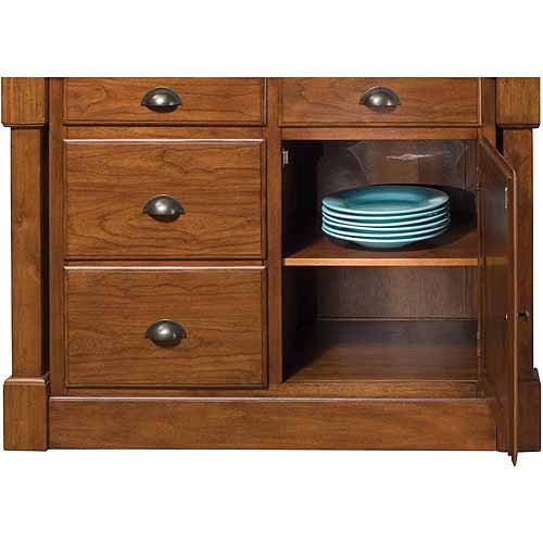 Home Styles Aspen Kitchen Island With Hidden Drop Leaf Support And Granite Top Walmart Com Walmart Com