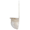 thumbnail image 4 of Creative Co-Op Metal Wall-Mounted Planter with Distressed Finish, White, 4 of 9
