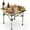 19.7*20.87*19.5in, variant on WoofPaw Portable Picnic Roll Table, Folding Carbon Steel Camping Table with Bag, Perfect for Outdoor& Indoor, Beach, Patio, Yard, Apartment Floor (20 * 20 * 20in)