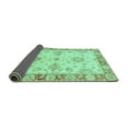 thumbnail image 2 of Ahgly Company Indoor Rectangle Oriental Turquoise Blue Traditional Area Rugs, 5' x 8', 2 of 4