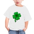 thumbnail image 5 of Rciityk Clearance Kids St Patricks Day Shirt Boys Girls Irish Shamrocks Graphic Tees Toddler Short Sleeve Crewneck Soft T-Shirt for 3 Years - Spring/Summer Savings Clearance, 5 of 5