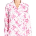 thumbnail image 3 of Casual Nights Women's Long Sleeve Notch Collar Floral Pajama Set, 3 of 5