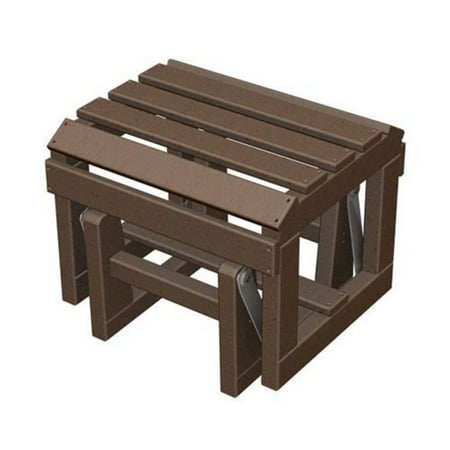 POLYWOOD® Classic Recycled Plastic Glider Ottoman