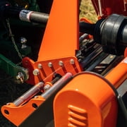 Titan Attachments 3 Point 60in Flail Mower with 16in Hydraulic Side Shift, 40-50 HP Mowing Attachment for Category 1 Tractors and Loaders