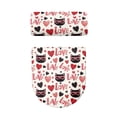 thumbnail image 2 of HELLHERO Loving Cat Universal Stays in Place 2-Piece with Elastic Bottom Toilet Lid Seat Cover Set Toilet Seat Covers Set Elastic Installation, 2 of 8