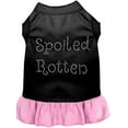 thumbnail image 3 of Spoiled Rotten Rhinestone Dress Black with Bright Pink XXL (18), 3 of 5