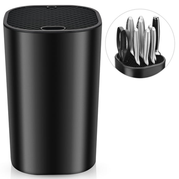 WELLSTAR Universal Knife Block for Kitchen, Knife Holder without Knives