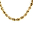 thumbnail image 4 of 14K Hollow Rope Yellow Gold Chain (5, 22"), 4 of 5