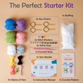 thumbnail image 4 of Kit de ganchillo A-URA Learn to Tweet para principiantes, niños y adultos, 4 of 8