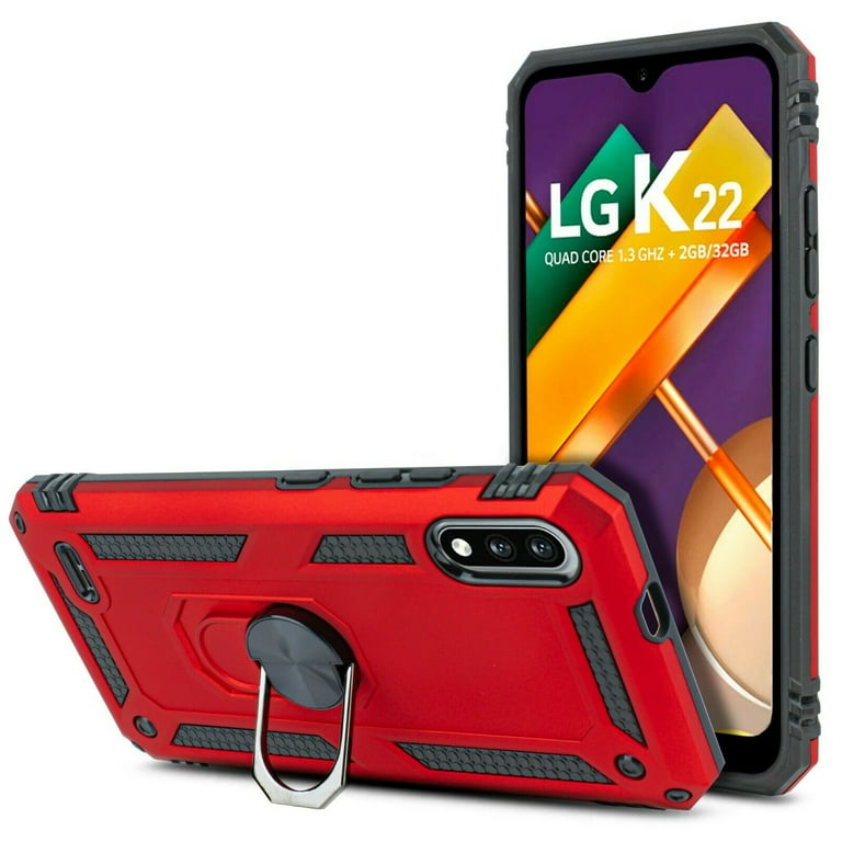 Value Pack for LG K22 K22+ Plus K32 with Tempered Glass Ring