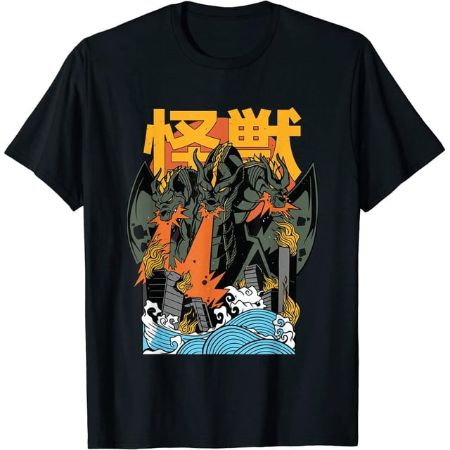 King Ghidorah Sunset - Camiseta japonesa