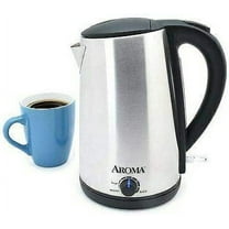 Aroma Stainless Steel Cordless Electric Kettle 7 Cup AWK-129SM