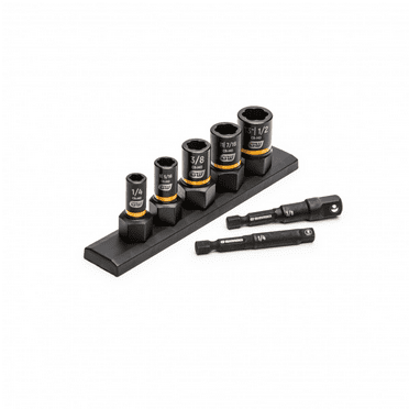 GearWrench 7 Pc. 1/4" & 3/8" Drive SAE Bolt Biter Impact Extraction Socket Set