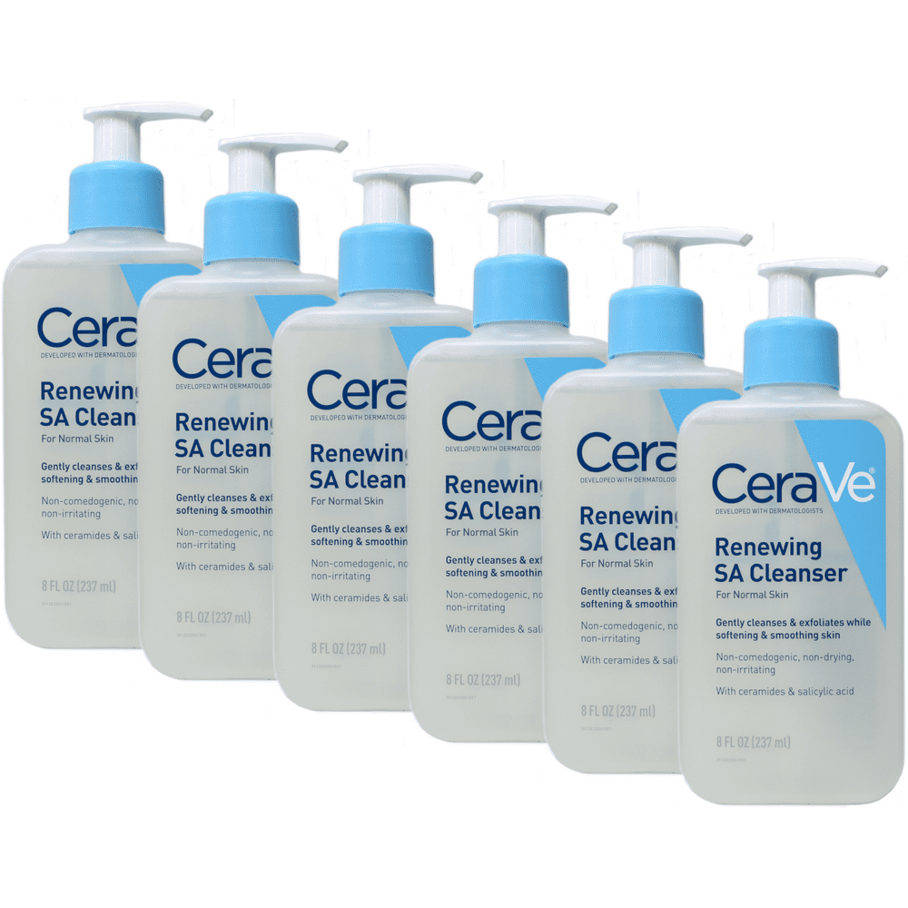 CeraVe Renewing SA Face Cleanser for Normal Skin with Salicylic Acid