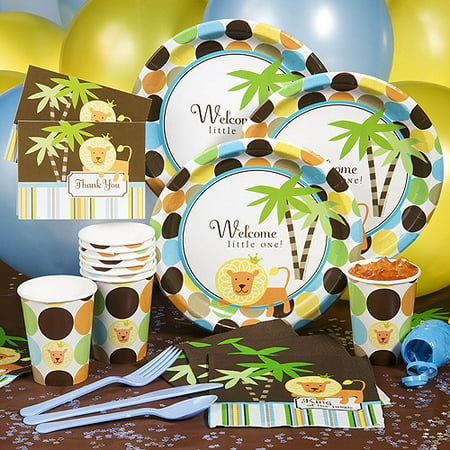 King of the Jungle  Baby Shower Party  Pack for 8 Walmart  com