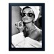 thumbnail image 1 of Lienzo de pared AIANHUA con estampado moderno de labios en blanco y negro, 1 of 9