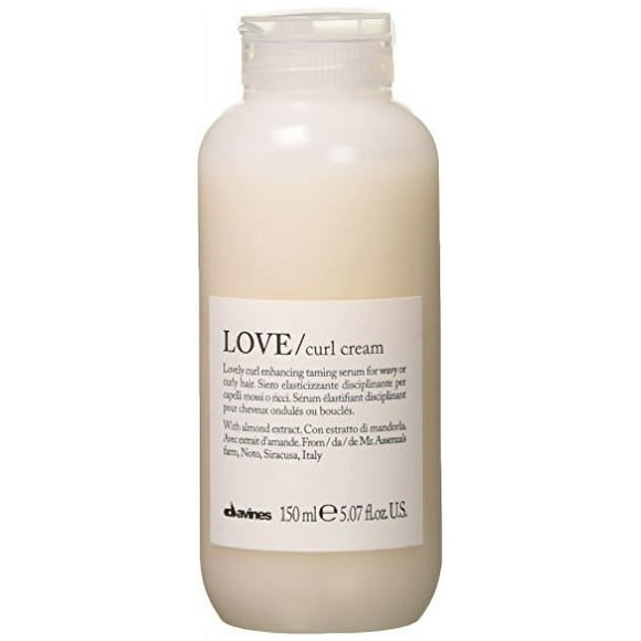Davines LOVE Curl Cream, Weightless Curl Defining Leave-On Serum For Curly And Wavy Hair, Residue-Free Softness and Shine, 5.07 Fl Oz