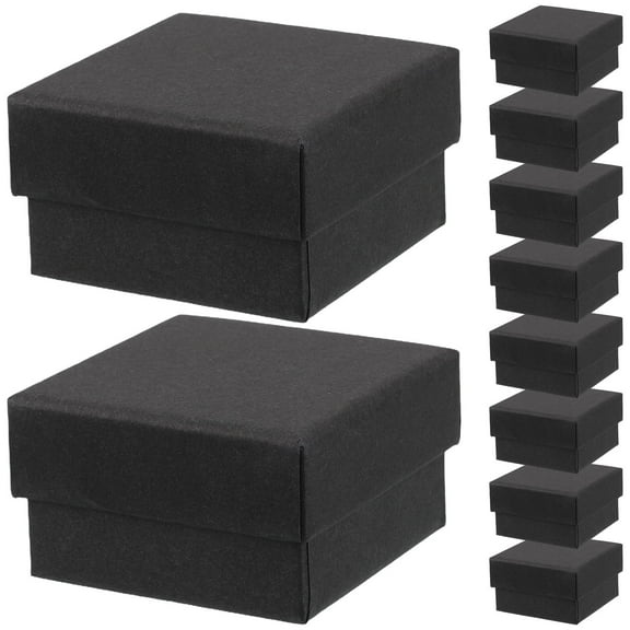 Clispeed 10Pcs Necklace Jewelry Boxes with Soft Interior for Elegant Packaging