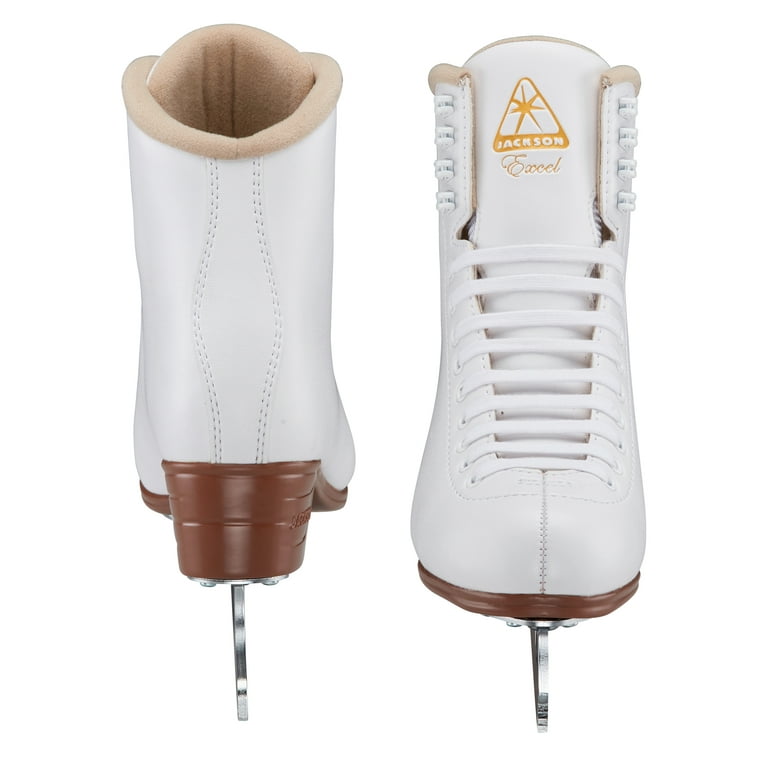Jackson Ultima Excel JS1294 White Womens Ice Skates / Size 9