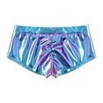 thumbnail image 6 of Alvivi Women's Booty Shorts Shiny Metallic Ruched Butt Workout Dance Bottoms Hot Pants Colorful S, 6 of 6