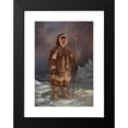 thumbnail image 2 of Antonio Zeno Shindler 17x24 Black Modern Framed Museum Art Print Titled - Eskimo Man (ca. 1893), 2 of 5