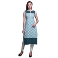 thumbnail image 1 of Bimba Kurti Droite Imprimée pour Femmes Sans Manches Tenue d'Été Kurta Tunique Grande, 1 of 5