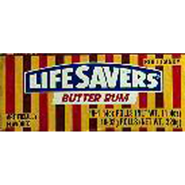 150 PACKS Lifesavers Butter Rum Candy 14 Count Rolls