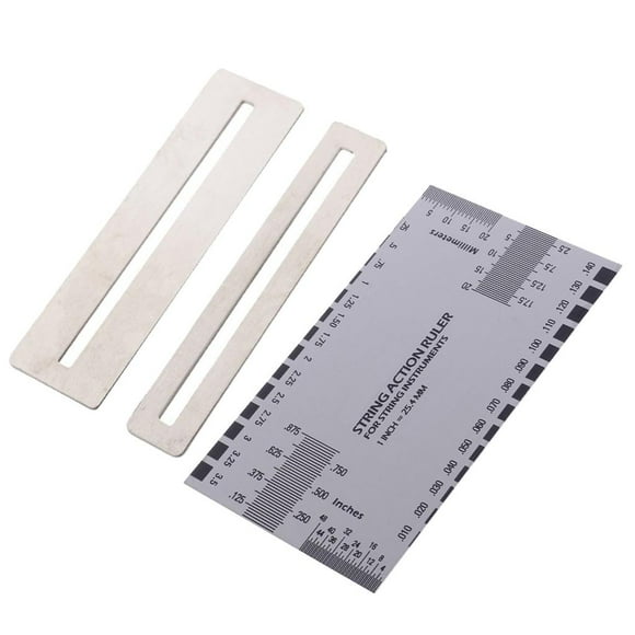 Medidor de Acción de Cuerda de Guitarra con 2 Uds Protector de Yuyangstore