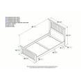thumbnail image 5 of AFI Nantucket Twin Foundation Bed with Matching Footboard, Grey, 5 of 5