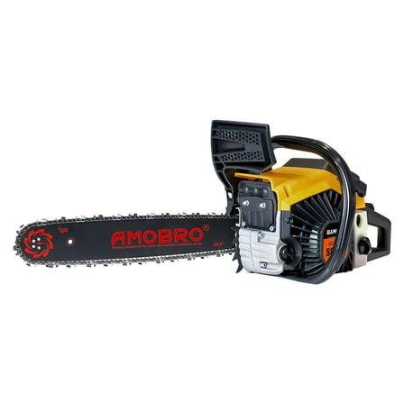 Amobro TimberMaster 20-Inch 58CC 3.4HP Gas Chainsaw with Auto-Lube Smart Saw for Tree and Wood Cutting