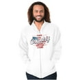 thumbnail image 3 of Pure Country Religious American Flag Zip Up Hoodie Men's Women's Brisco Brands X, 3 of 6