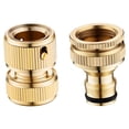thumbnail image 3 of Conector Rápido Manguera Jardín Adaptador de Alta Presión Latón Estable Acople Seguro Instalación Rápida Apto para Jardinería Lavado de Vehículos Y Ex estilo D, 3 of 9