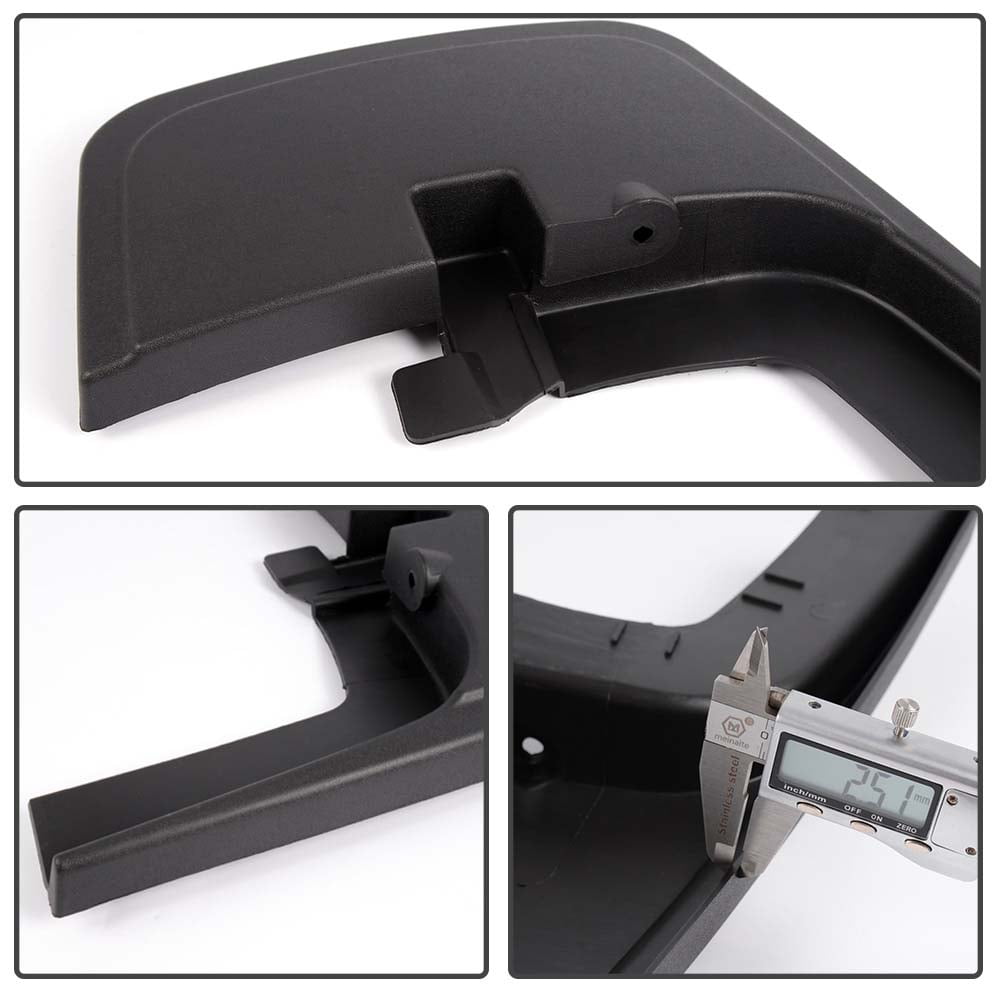 PIT66 Splash Mud Guard Mudguard Mud Flaps Fit for Ford F150 2015 2016 2017 2018 (for Trucks with Fender Flares) 4Pc Set Black