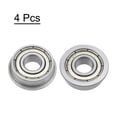 thumbnail image 4 of F696ZZ Flanged Ball Bearing 6x15x5mm Double Shielded Chrome Steel Flange Bearings, 4 Packs, 4 of 5