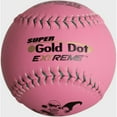 thumbnail image 2 of Worth Pink Pro Comp Super Gold Dot 12" Slowpitch ISA Softballs DZ, 2 of 2